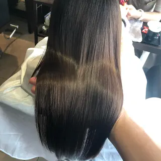 セミロング カラー 心斎橋 美髪職人　近江のヘアスタイル