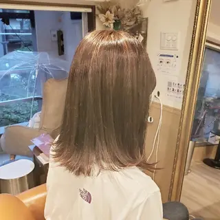セミロング カラー spa hair  ark 富井直美のヘアスタイル