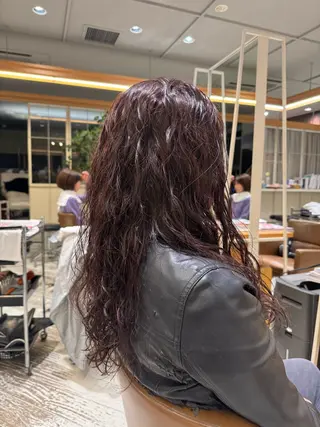 セミロング パーマ ✨ショートヘア ✨ロイのヘアスタイル