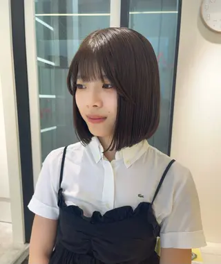 ミディアム カラー ParveMix 🌝🫧山本 玲南のヘアスタイル