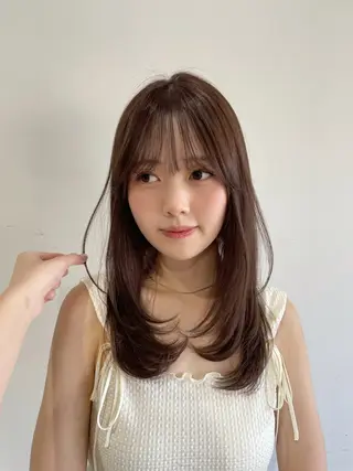 セミロング sora/レイヤー/ 似合わせカット🎀のヘアスタイル