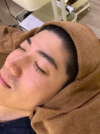 メンズ 韓国レイヤー/センタ ーパート/坂本翔のヘアスタイル