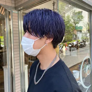 ショート CYAN by acoron .池袋所属・メンズパーマ職人 ユキハシのヘアスタイル