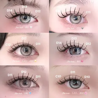 マツエク・マツパ Lucia NEXT 平木のマツエク・マツパデザイン