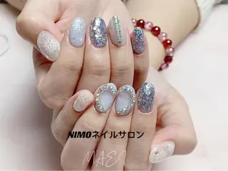 カラー パーマ ネイル マツエク・マツパ NIMO ネイルサロンのネイルデザイン