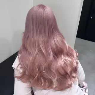 ロング ハイトーン/ケア ブリーチ/sEnAのヘアスタイル