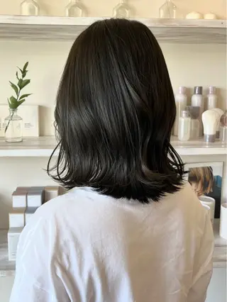 カラー Yurika🕯️ 透明感カラー/ボブのヘアスタイル