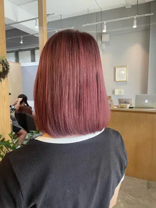 ミディアム カラー miloc那覇 MIKUのヘアスタイル