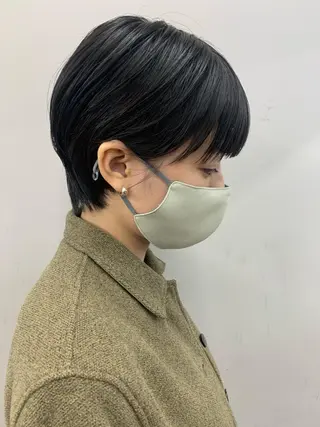 ショート パーマ/ボブ/ レイヤー/豊浦翔太のヘアスタイル