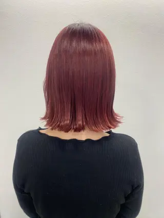 ミディアム カラー ✴︎ヒラガカナ✴︎ ECLAT HAIRのヘアスタイル