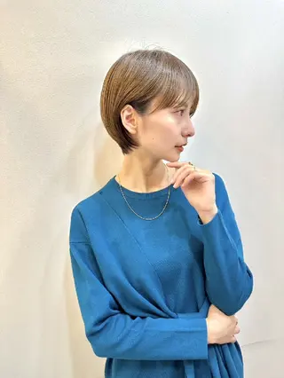 ショート emiwo石川町所属・増田 耀のヘアスタイル
