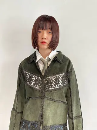 ショート ボブ/レイヤー /河内温太のヘアスタイル