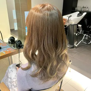 セミロング カラー 透明感カラー/ 寺田千雅子のヘアスタイル