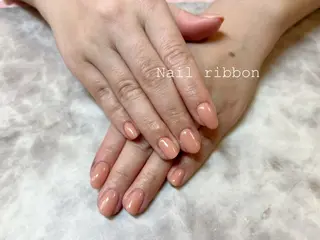 ネイル ネイルリボン 笠井のネイルデザイン