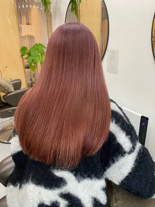 ロング カラー 齋藤 圭希のヘアスタイル