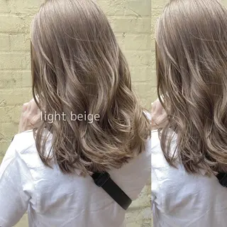 ミディアム カラー CLUTCH天王寺 西藤遥河のヘアスタイル