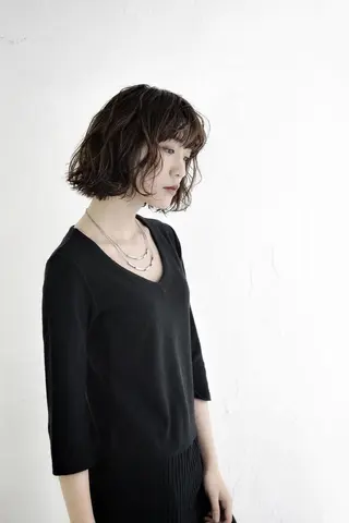 ミディアム 圧倒的美髪ストレート ツダケイタロウのヘアスタイル