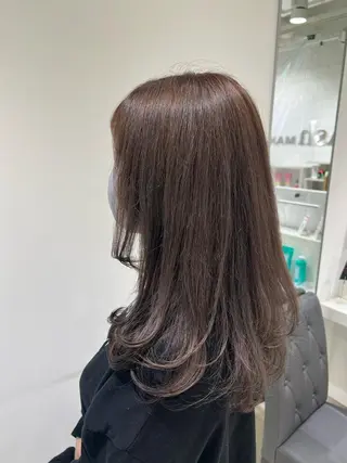 ロング カラー 【暖色カラー特化】 中山由梨のヘアスタイル