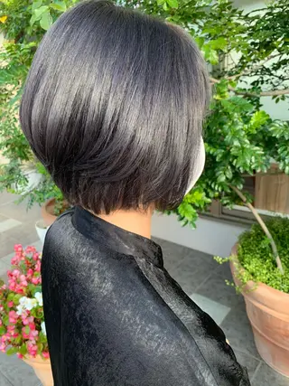 ショート カラー 髪質改善美容室Lust所属・美容室Lust💚 嶋崎 鷹のヘアスタイル