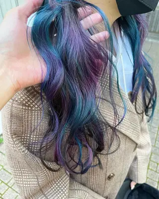 ロング カラー 原宿サロン代表 デザインカラー伊藤卓のヘアスタイル