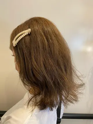 ミディアム カラー 似合わせボブ💓/ 美髪縮毛✨豊嶋龍佑のヘアスタイル