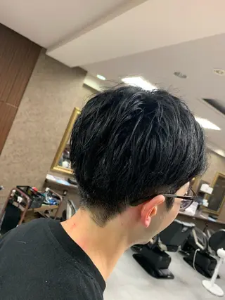 メンズ バーバーショップ涼桜新町店所属・田中大 パーマ/メンズカットのヘアスタイル