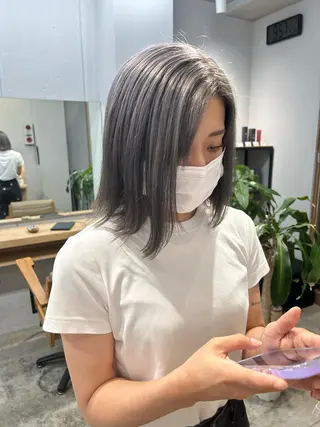 ショート ior北千住【イオール】所属・YU(ハイトーン/ ブリーチカラー)のヘアスタイル