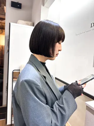 ミディアム nao/福岡美容室 パーマ/ボブパーマのヘアスタイル