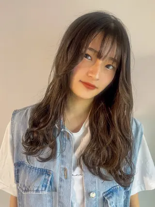 セミロング カラー ☀️Luana☀️ 公式/大通のヘアスタイル