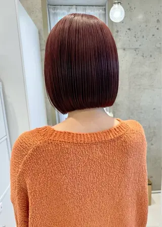 ショート 山崎結菜 🫧透明感カラーのヘアスタイル