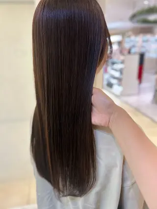 ロング カラー 艶質改善/縮毛矯正 ササキナツミのヘアスタイル