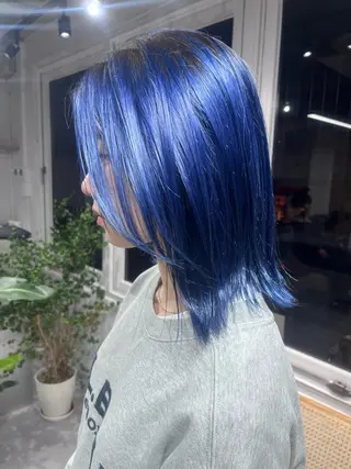 ミディアム カラー green登戸所属・🔹ハイトーン🔹 GINJIのヘアスタイル