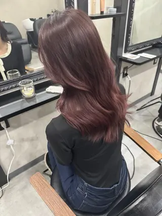 ミディアム カラー esu 心斎橋店所属・mana/ブリーチ なし/ベージュ/暖色のヘアスタイル