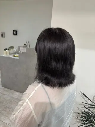 ミディアム カラー ate.心斎橋 まゆのヘアスタイル