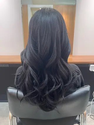 ロング カラー 高橋 遥々のヘアスタイル