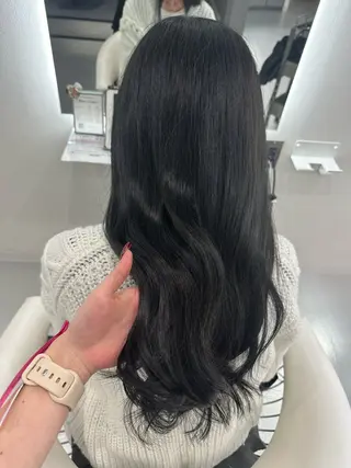 ロング ならざきつぐみ /天王寺/ハイトーンのヘアスタイル