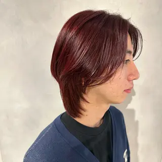 ショート カラー メンズ デザインカラー/パー マ🦖外岡咲希🦖のヘアスタイル