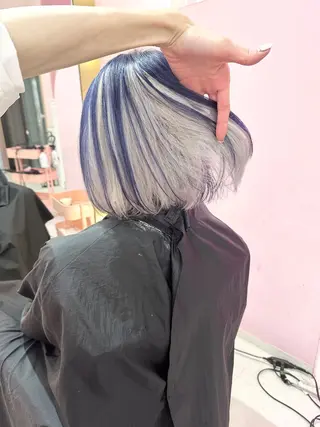 ショート カラー ❄️💛エクステ ブリーチ❄️yukiのヘアスタイル
