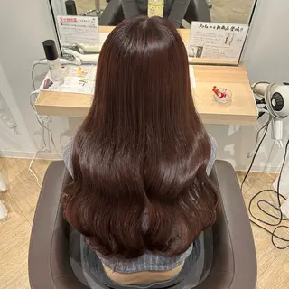 ロング カラー AVANCE.なかもず所属・砂野 真璃奈のヘアスタイル