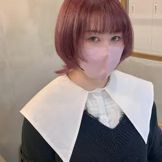 ショート カラー ﾖｼﾅｶﾞﾏﾕ🦕 透明感カラーのヘアスタイル