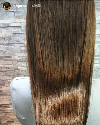 ロング youres センター南所属・今満 精二のヘアスタイル