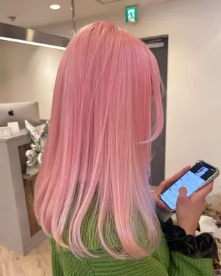 セミロング 🎀ハイトーン特化 konomi🎀のヘアスタイル