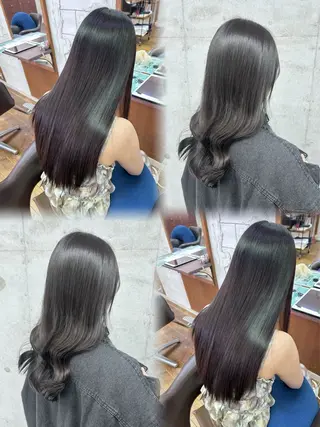 ロング ハイトーン×艶カラー 🤍MIZUKIのヘアスタイル