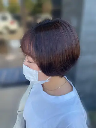 ショート カラー KANGOLSALON 富山セントラル所属・松井 亜美のヘアスタイル