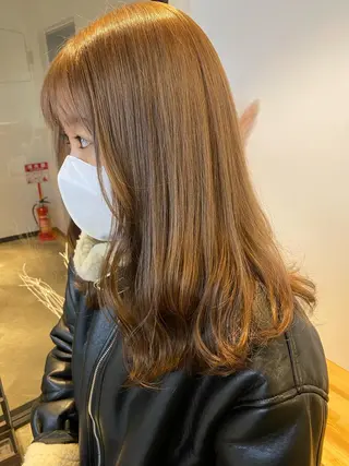 セミロング カラー 🌼ハイライト透明感 🌼maiのヘアスタイル