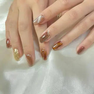 ネイル ミルフィーユ /Tomoeのネイルデザイン