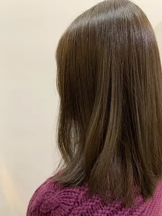 ミディアム カラー パーマ ヘアアレンジ メンズ キッズ ネイル マツエク・マツパ アイブロウ 🤍韓国風/艶髪🤍 鳥越美羽のヘアスタイル