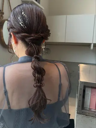 ヘアアレンジ kilto.きょうか 🍑カットモデル🍑のヘアスタイル