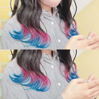 カラー 渋谷:インナーカラー ／🍒エリカ🍒のヘアスタイル