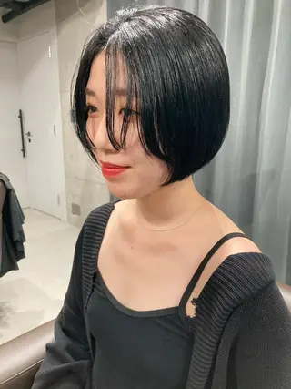 ショート ロングパーマ木村 ボブパーマのヘアスタイル